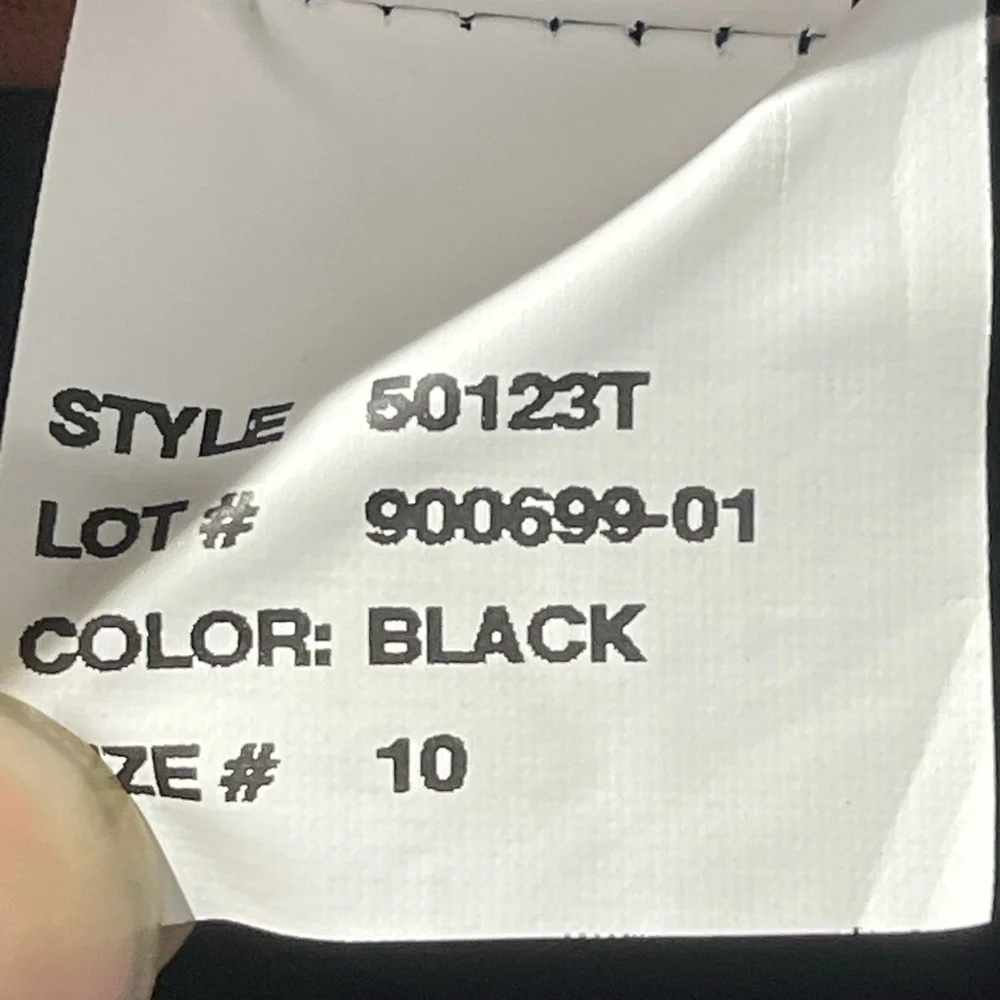 Tahari Black Pea Coat with Silver‎ Buttons